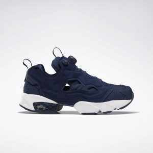 Adidasy Damskie Reebok InstaPump Fury OG Granatowe/Białe PL 96ERIAG